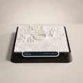 London Wembley 3D printed city map · 9×9cm relief model · 51.556° N · 0.280° W