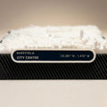 Sheffield City Centre 3D printed city map · 9×9cm relief model · 53.381° N · 1.470° W