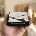 Salford, Greater Manchester Salford Quays and MediaCityUK 3D printed city map · 9×9cm relief model · 53.472° N · 2.294° W