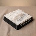 Edinburgh Old Town and Castle Rock 3D printed city map showing Castle Rock and Old Town · 9×9cm relief model